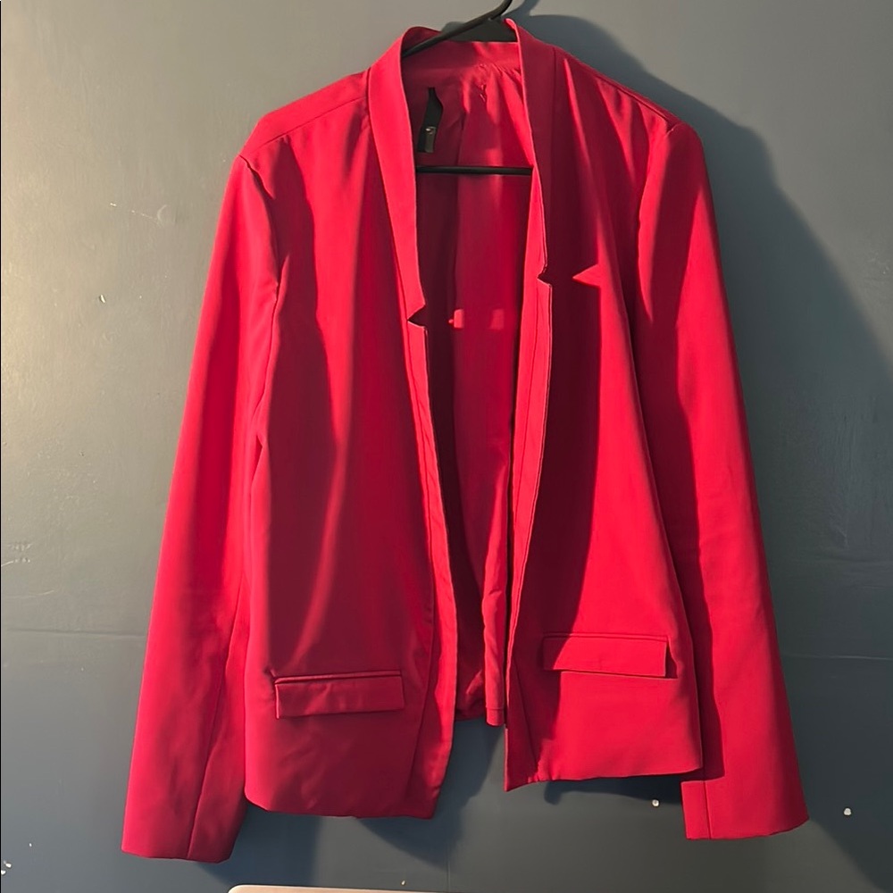 Vibrant Red Blazer